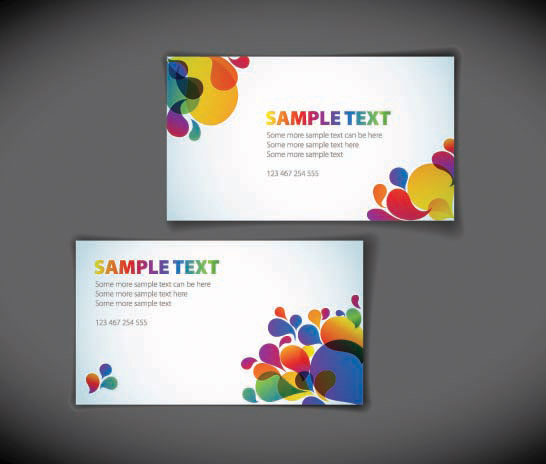 free vector The trend of the card background vector